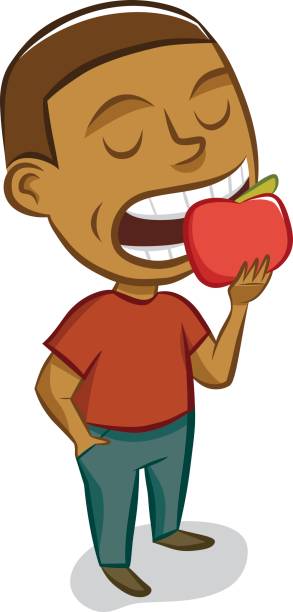 Apple Bite Clip Art Bite Apple Cartoon Shutterstock - Bolsos Depie Lubrique