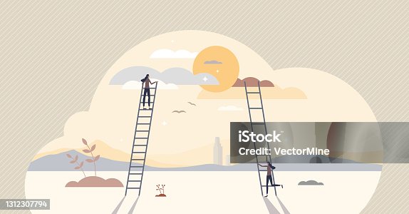 istock Taking small steps and be patient for big achievements tiny person concept 1312307794