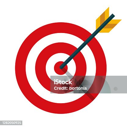 istock Target Icon on Transparent Background 1282050925