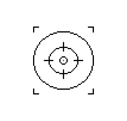Target pixel illustration