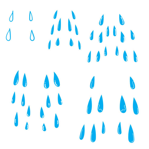 Tears drops. Sorrow weeping cry streams, tear blob or sweat drop. Stream of crying wet eyes tears or rain droplets splash shape. Raindrops isolated with handdrawn doodle style Tears drops. Sorrow weeping cry streams, tear blob or sweat drop. Stream of crying wet eyes tears or rain droplets splash shape. Raindrops isolated with handdrawn doodle style teardrop stock illustrations