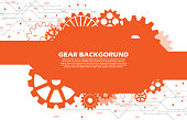 istock technology background with gear symbols patten network internet of things Ep.32 1319046910