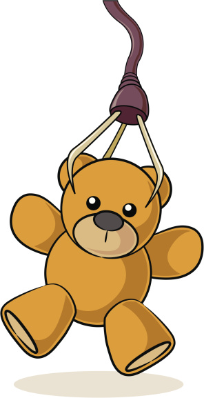 Teddy Bear Arcade Grabber Cartoon
