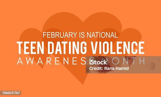 istock Teen Dating Violence Awareness Month. Vector template for banner, card, poster, background. 1366531767