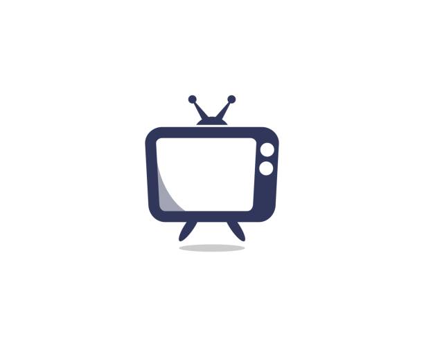 illustrazioni stock, clip art, cartoni animati e icone di tendenza di icona della televisione - tv