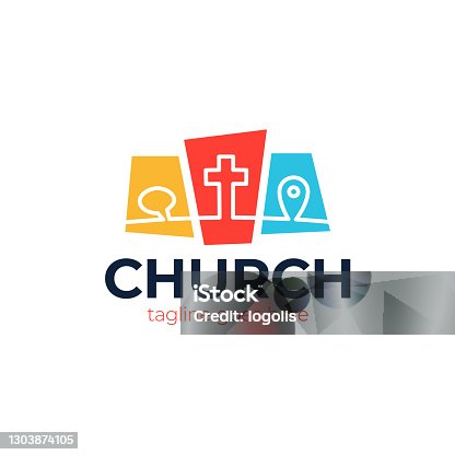 istock Template christian logo, emblem for school, college, seminary, church, organization. 1303874105