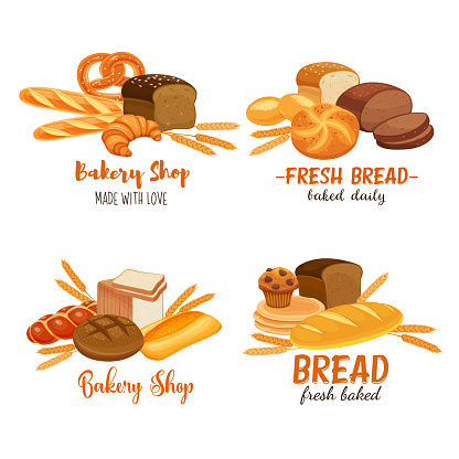template food with bread products