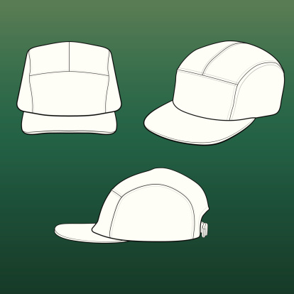 Download Templates For 5panel Caps Stock Illustration - Download ...
