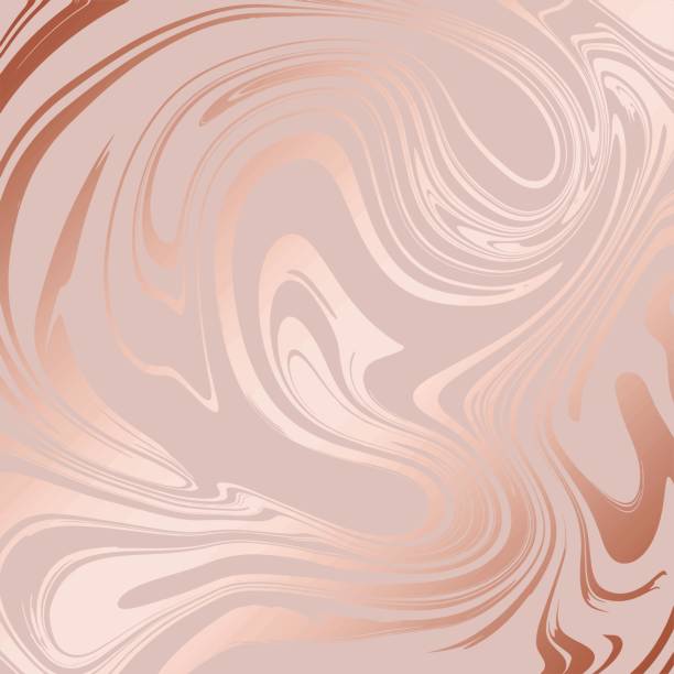 Texture of marble with imitation of rose gold. Rose marble for the design Texture of marble with imitation of rose gold. Rose marble for the design of surfaces, covers, packaging, invitations rose gold background stock illustrations