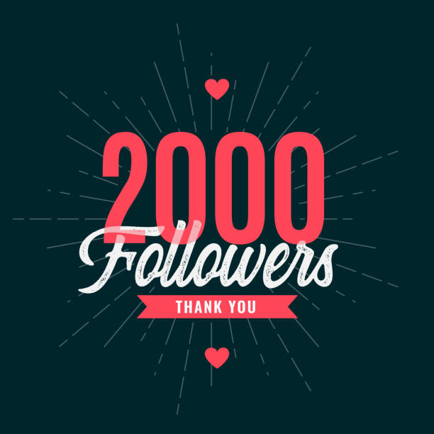 thank you 2k followers or 2000 subscribers celebration background thank you 2k followers or 2000 subscribers celebration background following moving activity stock illustrations