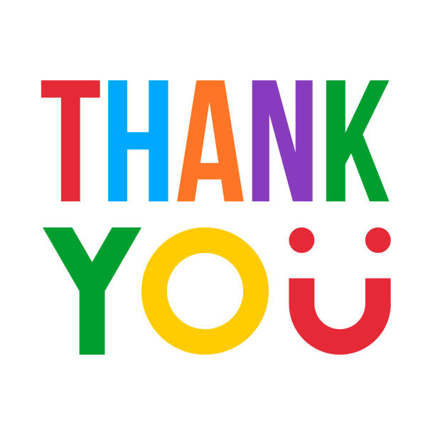 282 The Word Thank You Colourful Isolated Stock Photos, Pictures & Royalty-Free Images - iStock