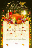 Thanksgiving Celebrations Background. Each element in a separate layers. Very easy to edit vector EPS10 file. It has transparency layers with blend effects.
