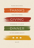 istock Thanksgiving Dinner Invitation Template. 1175442101