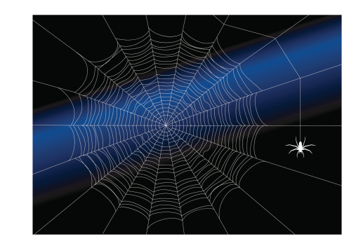 The almost perfect spiderweb