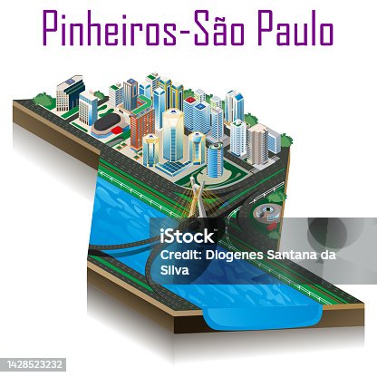 istock the cable-stayed bridge over Pinheiros river in São Paulo city 1428523232