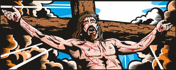 The Crucifixion vector art illustration