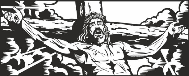 The Crucifixion vector art illustration