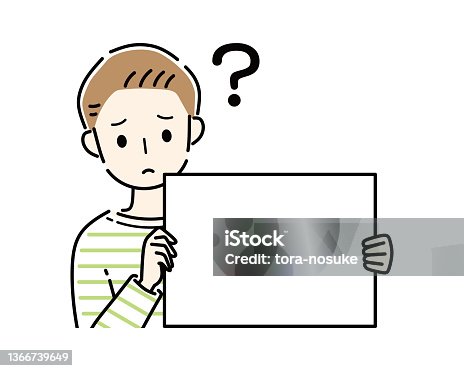 istock The person who has the message board. 1366739649