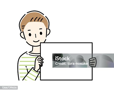 istock The person who has the message board. 1366739656