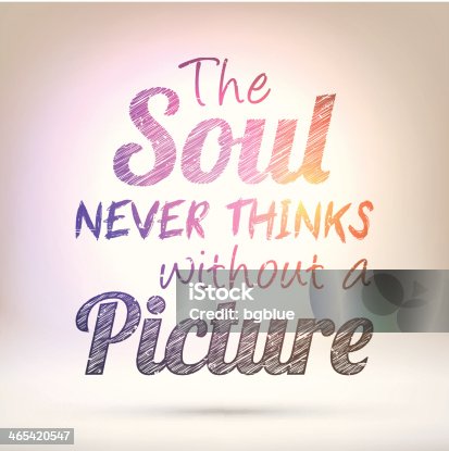 istock The soul never thinks without a picture - Shining Background 465420547
