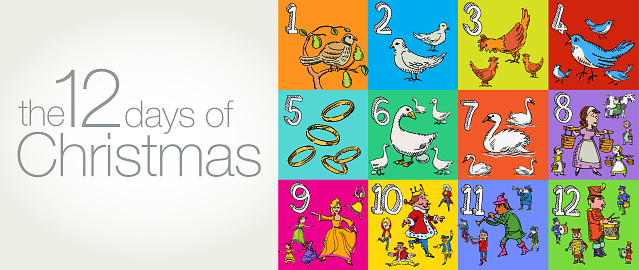 12 days of christmas images free download