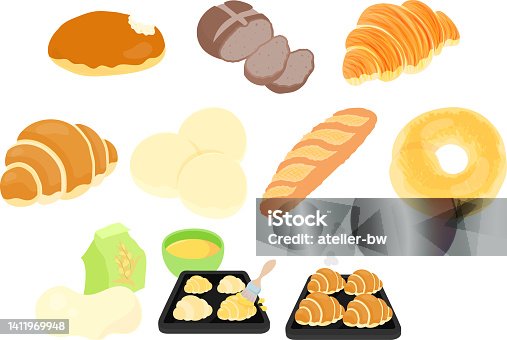 istock The various icons of bread 1411969948