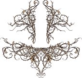 istock Thicket Scroll Design Accents 154200259