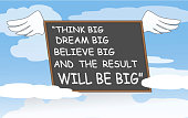 istock Think Big, Dream Big, Believe Big and The Result Will Be Big. 1166998506