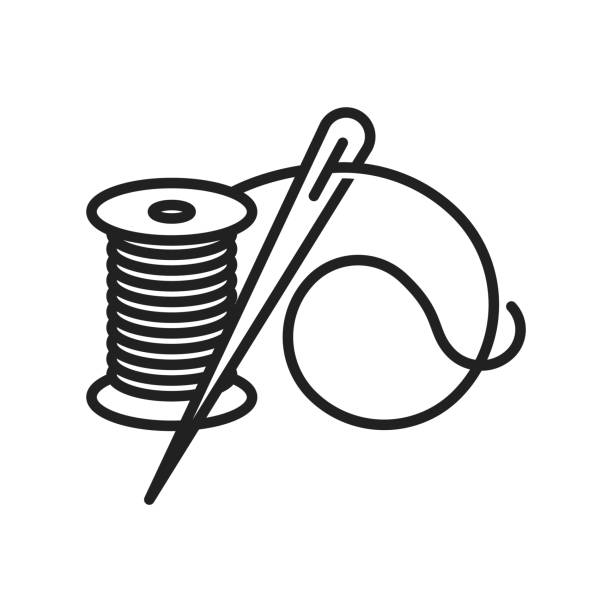 Threading A Needle Illustrations, Royalty-Free Vector Graphics & Clip ...