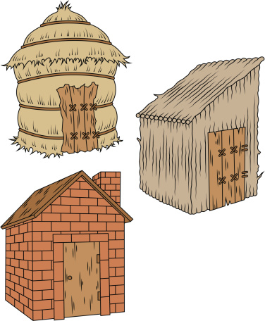 Three Little Pigs' Houses