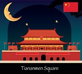 Vector Tiananmen Square