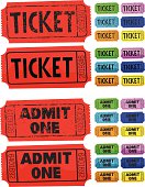 2 kinds of old fashioned entry tickets