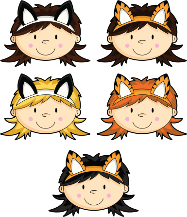 Tiger & Cat Hairband Girls