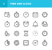 Contains such Icons as Clock, Hourglass, Stopwatch, Time Management, Timer.