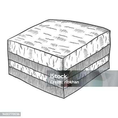 istock tiramisu italy or italian cuisine traditional food isolated doodle hand drawn sketch with outline style 1400770036