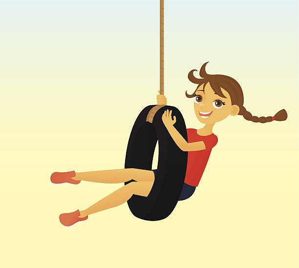 Tire Swing Illustrations, Royalty-Free Vector Graphics ...