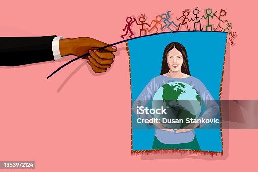 istock Together for Mother Earth and her protection 1353972124