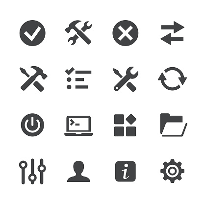 Tool and Setting Icons