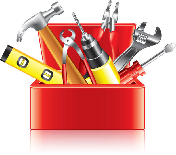 Red Metal Tool Box Illustrations Royalty Free Vector Graphics And Clip