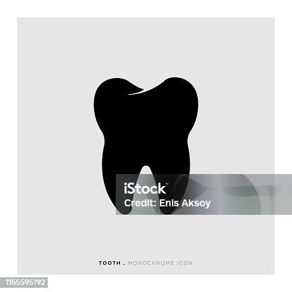 istock Tooth Icon 1155595192