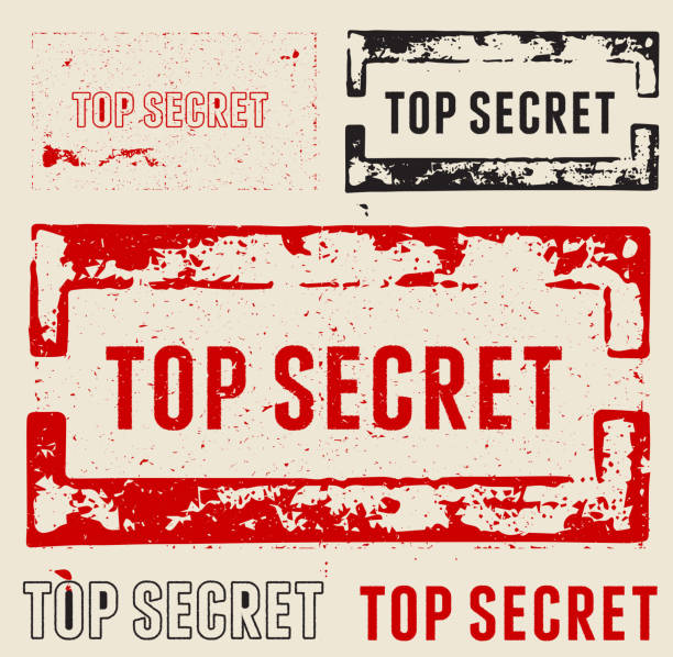 Top Secret Grunge Stamps Top Secret Grunge Stamps top secret stock illustrations