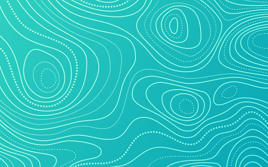 Topographic Lines Background Abstract Pattern