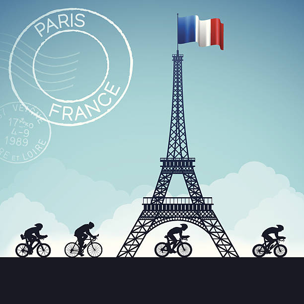 bildbanksillustrationer, clip art samt tecknat material och ikoner med tour de france - tour de france cycling