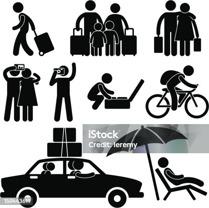 istock Tourist and Vacation Trip Pictogram 150443619