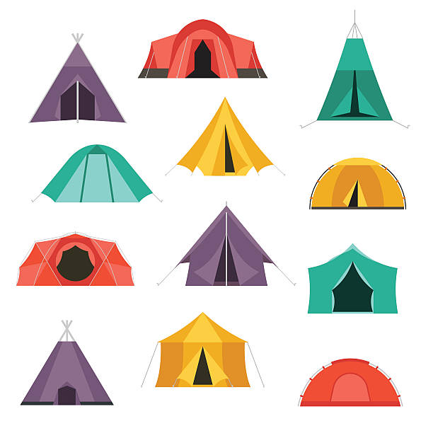Royalty Free Canvas Tent Clip Art, Vector Images & Illustrations - iStock