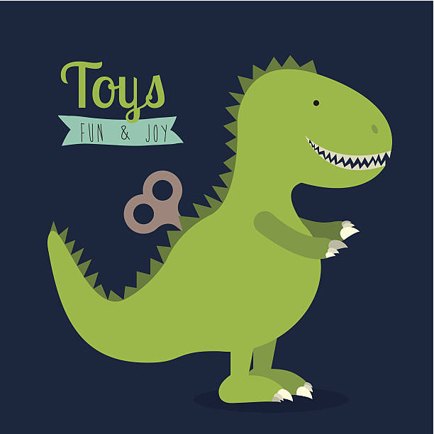 恐竜のおもちゃ イラスト素材 Istock