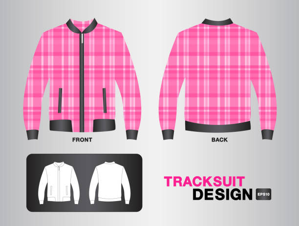Tracksuit & Training design template for soccer jersey, football, basketball, jersey. T-shirt mock up , uniform ,clothes, fashion layout. vector illustration Tracksuit & Training design template for soccer jersey, football, basketball, jersey. T-shirt mock up , uniform ,clothes, fashion layout. vector illustration pink soccer balls stock illustrations