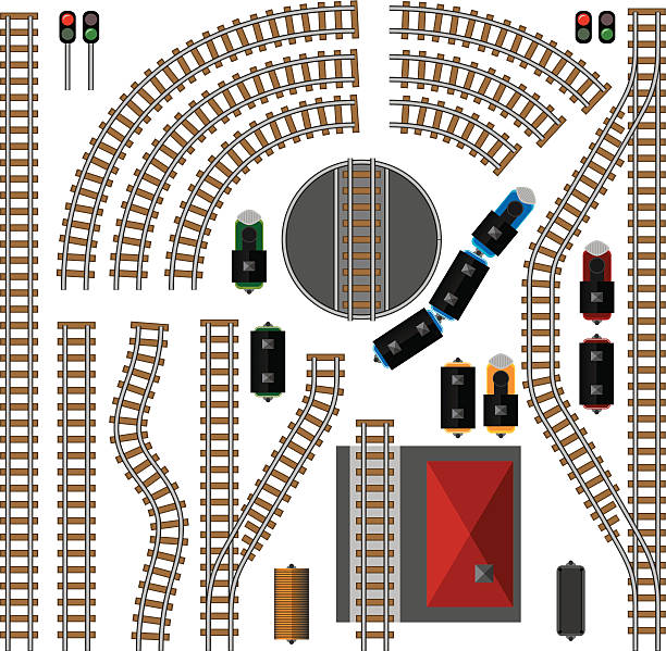 free download traintrack clipart