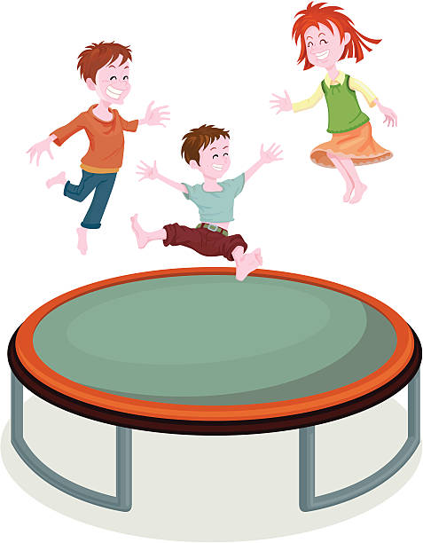 Royalty Free Trampoline Equipment Clip Art, Vector Images ...