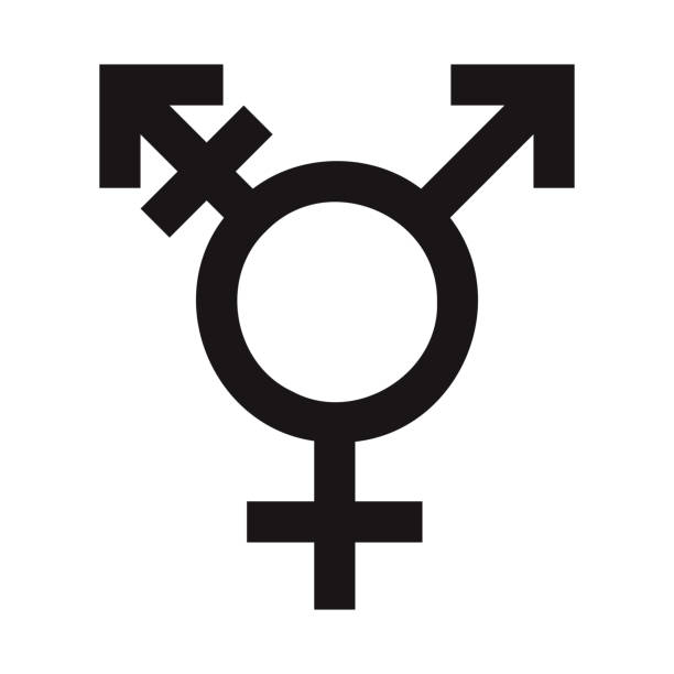 ilustrações, clipart, desenhos animados e ícones de ícone de acessibilidade do banheiro transgênero - trans